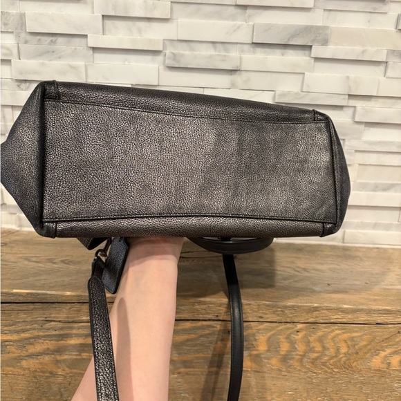 Coach Edie Gunmetal Purse - Picture 4 of 7